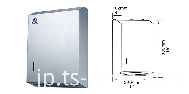 品質グレードのステンレス鋼ロールタオルディスペンサー Quality grade stainless steel Roll Towel Dispenser